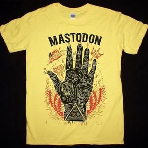Mastodon Hand New Yellow T-Shirt